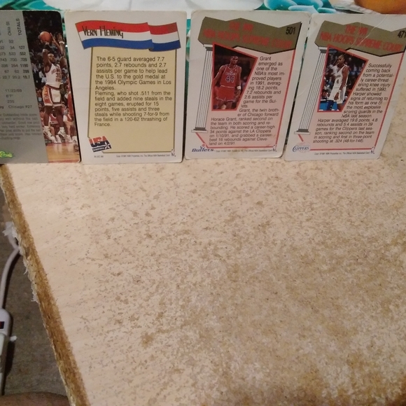 7 basketball Set Of cards NBA hoops brand And Vintage 90s - Picture 16 of 16